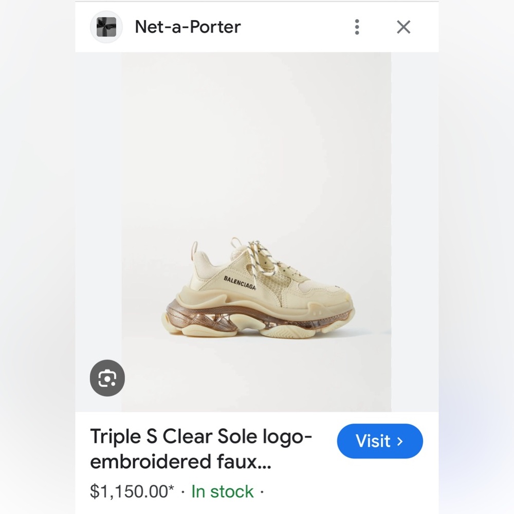 New Authentic Balenciaga
Triple S Sneaker